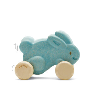 Push Along Bunny - Blauw