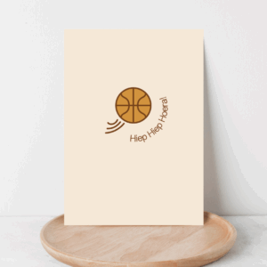 Wenskaart Verjaardag Basket